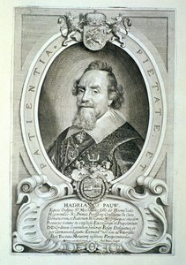 Paulus Pontius（1603-68）によって刻まれた「Portraits des Hommes Illustres」のAdriaen Pauw（1585-1653）は1706年に出版されました 作： Anselmus van Hulle