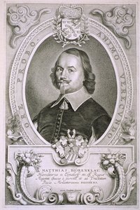 マティアス・ミロニウス・ビオレンクル（1607-71）、「Portraits des Hommes Illustres」、1706年発行 作： Anselmus van Hulle