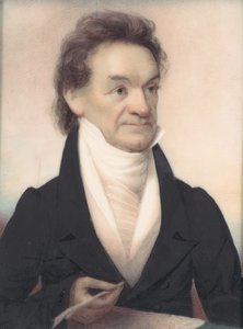 エドワード・リビングストン、カリフォルニア州。 1827年。 作： Anson Dickinson