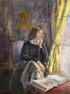 窓際の自画像 作： Anthea Durose