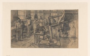 シルバーファクトリーで 作： Anthon Gerhard Alexander van Rappard