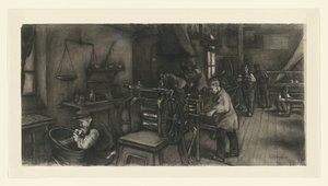 シルバーファクトリーのワークショップ 作： Anthon Gerhard Alexander van Rappard