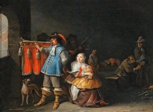 衛兵室の内装 作： アントニー・パラメデス。