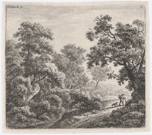 旅行者と彼の犬 Le Voyageur et son Chien、17 世紀。