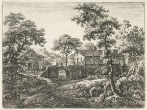 村の門 風景、シリーズ A (シリーズ タイトル)