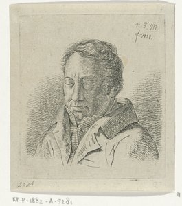 目を閉じた男 作： Anthonie Willem Hendrik Nolthenius de Man
