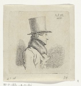 シルクハットの男 作： Anthonie Willem Hendrik Nolthenius de Man