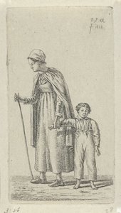 彼女の腕に子供を持つ母親 スタディフィギュア12体（シリーズタイトル） 作： Anthonie Willem Hendrik Nolthenius de Man