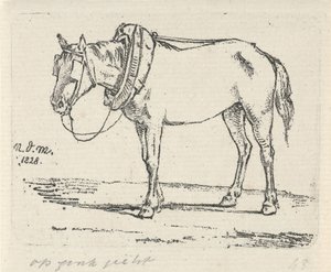 塩漬けの馬 作： Anthonie Willem Hendrik Nolthenius de Man