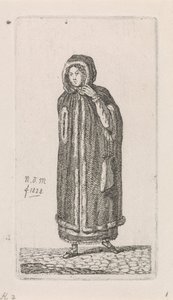 マントを持つ女性 スタディフィギュア12体（シリーズタイトル） 作： Anthonie Willem Hendrik Nolthenius de Man