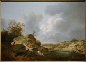 砂丘の風景 作： Anthonie van Borssom