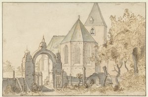 ゾーストの教会 作： Anthonie van Borssom