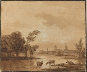 風景 作： Anthonie van Borssom