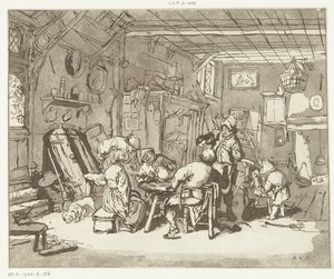 農民のインテリア 作： Anthonie van den Bos