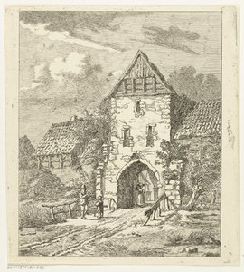 旧市街の門の人物像 作： Anthonie van den Bos