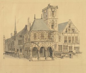 アムステルダムの旧市庁舎、1641 年 作： Anthonie van den Bos