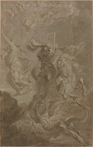 セントジョージとドラゴン 作： Anthonis Sallaert
