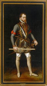 スペイン王フィリップ2世...（油彩・キャンバス）