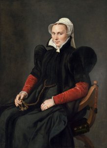座る女性の肖像 作： Anthonis van Dashorst (c.1519 1576/77) Mor