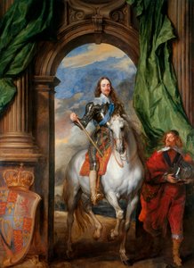 イングランド国王チャールズ1世の乗馬の肖像画、1600〜1649年、M。ドセントアントワーヌ、1633年 作： Anthony van Dyck