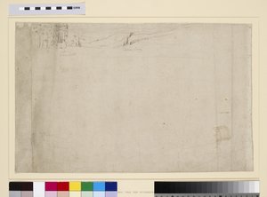ランベス、「ロンドンのパノラマ」、1544年頃（紙にペンとインクと鉛筆） 作： Anthonis van den Wyngaerde