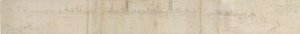 ブルージュの南西からの眺めの予備スケッチ、1558 年。 作： Anthonis van den Wyngaerde