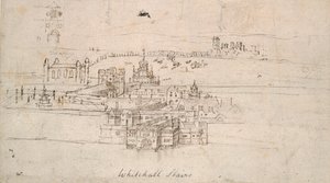 ロンドン塔、c1550-1560 作： Anthonis van den Wyngaerde