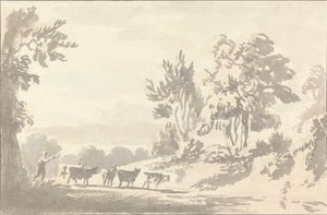 牛を運転する牧夫 作： Anthony Devis