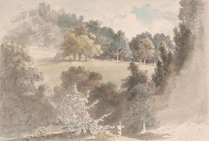 木々のある風景 作： Anthony Devis