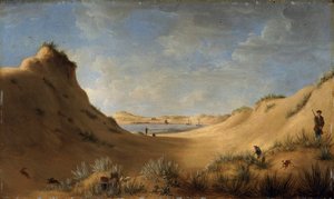 「ニュートンの港、グラモーガン」、1768 作： Anthony Devis