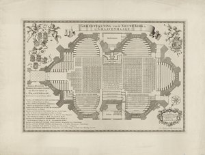 ハーグの新教会の地図 作： Anthony Stechwey