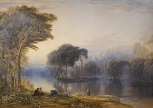 バビロンの川のそば 作： Anthony Vandyke Copley Fielding