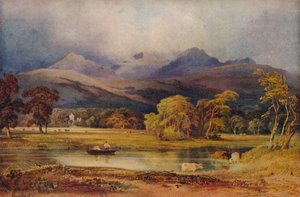 Glen Finlass、c1846 作： Anthony Vandyke Copley Fielding