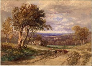 ラナーコスト修道院 作： Anthony Vandyke Copley Fielding