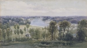 リッチモンドヒル、1830 作： Anthony Vandyke Copley Fielding