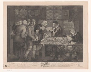 弁護士を訪ねる農民グループ 国の弁護士と彼のクライアント (オブジェクトのタイトル) 作： Anthony Walker