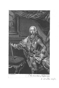 ロシア大公、1749年、1752年。 作： Anthony Walker
