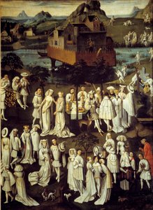 ブルゴーニュ公フィリップ3世の宮廷での愛の庭 1432年、ヘスディン城の庭園にて 執事アンドレ・ド・トゥロンゴンの結婚の際に行われた祝宴 - アントン・ヴァン・ダイク（1599-1641）の絵画 作： Anthony van (after) Dyck