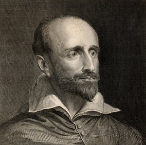 グイド・ベンティヴォリオ（1579-1644）イタリアの枢機卿、政治家、外交官、歴史家（エングレーヴィング） 作： Anthony van (after) Dyck
