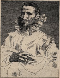 ヤン・ブリューゲル長老（またはアイン、ブリューゲル・ド・ヴェロアとして知られる）（1568-1625） - Jan Brueghel the Elder - engraving after Anthony van Dyck 作： Anthony van (after) Dyck