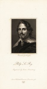 フランドルの外交官、フィリップ・ルロワ男爵の肖像 作： Anthony van (after) Dyck