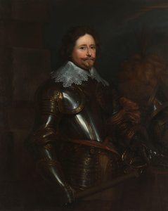 スタドホルダー フレデリック ヘンドリック (1584-1647)、オラニエ公の肖像 作： Anthony van Dyck (after)