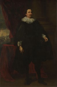 ファン・デル・ボルヒト家の男性メンバーの肖像 作： Anthony van Dyck (follower of)
