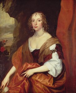 アンカー、ベッドフォード伯爵夫人、22歳、 作： Anthony van Dyck