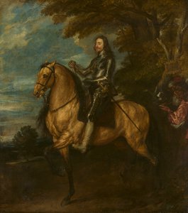 馬に乗ったチャールズ1世（1600-49） 作： アンソニー・ヴァン・ダイク