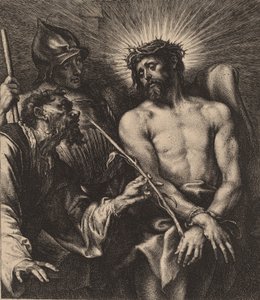 いばらの冠をかぶったキリスト、おそらく 1630 年。 作： Anthony van Dyck