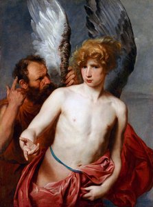 「Dedale and Icarus」 アンソニー・ヴァン・ダイク卿 (1599-1641) 1615-1620 オンタリオ美術館、トロント