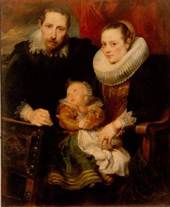 家族の肖像、1621 作： Anthony van Dyck