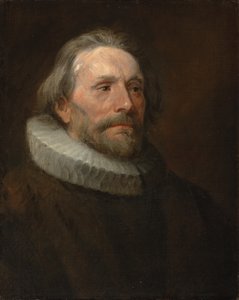 ラフの男の頭の研究 作： Anthony van Dyck