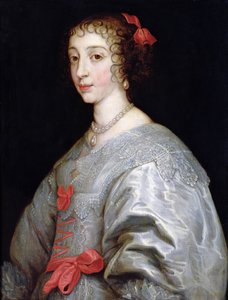 フランスのヘンリエッタマリア（1609-69） 作： Anthony van Dyck